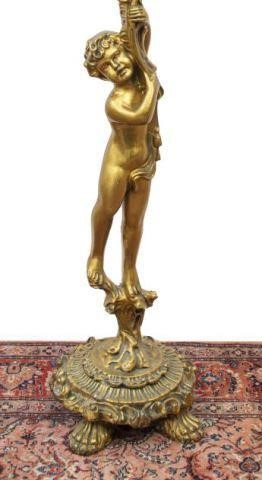 ITALIAN GILT FIGURAL PUTTO HALL