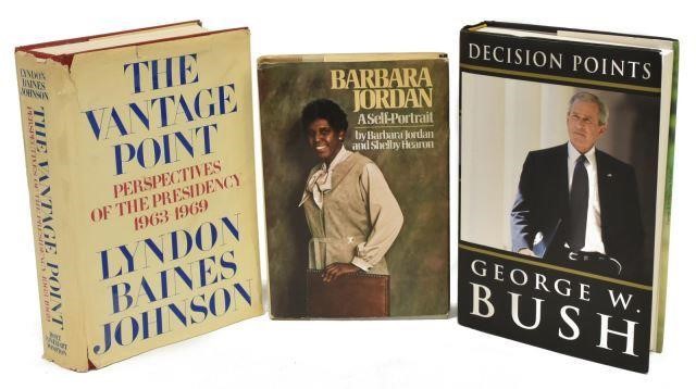 (3) AUTOGRAPHED BOOKS, G.W. BUSH,