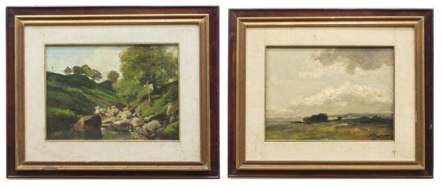  2 FRAMED ITALIAN SCHOOL PAINTINGS 35d250