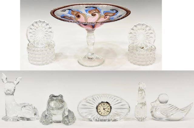LOT) BACCARAT WATERFORD & WEDGWOOD