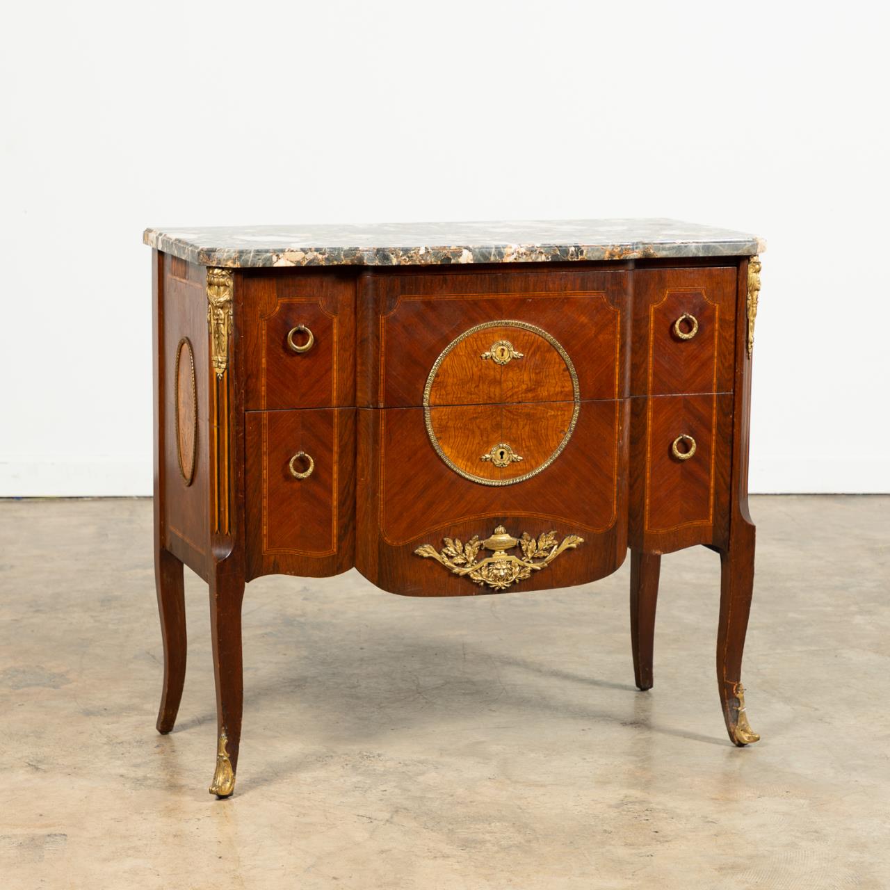 20TH C LOUIS XV STYLE MARBLE TOP 35d379