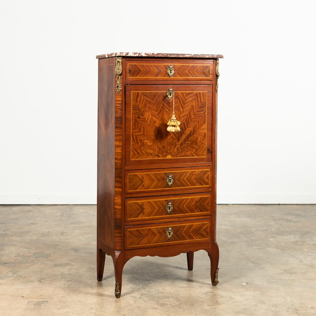 LOUIS XV STYLE MAHOGANY SECRETAIRE 35d37c