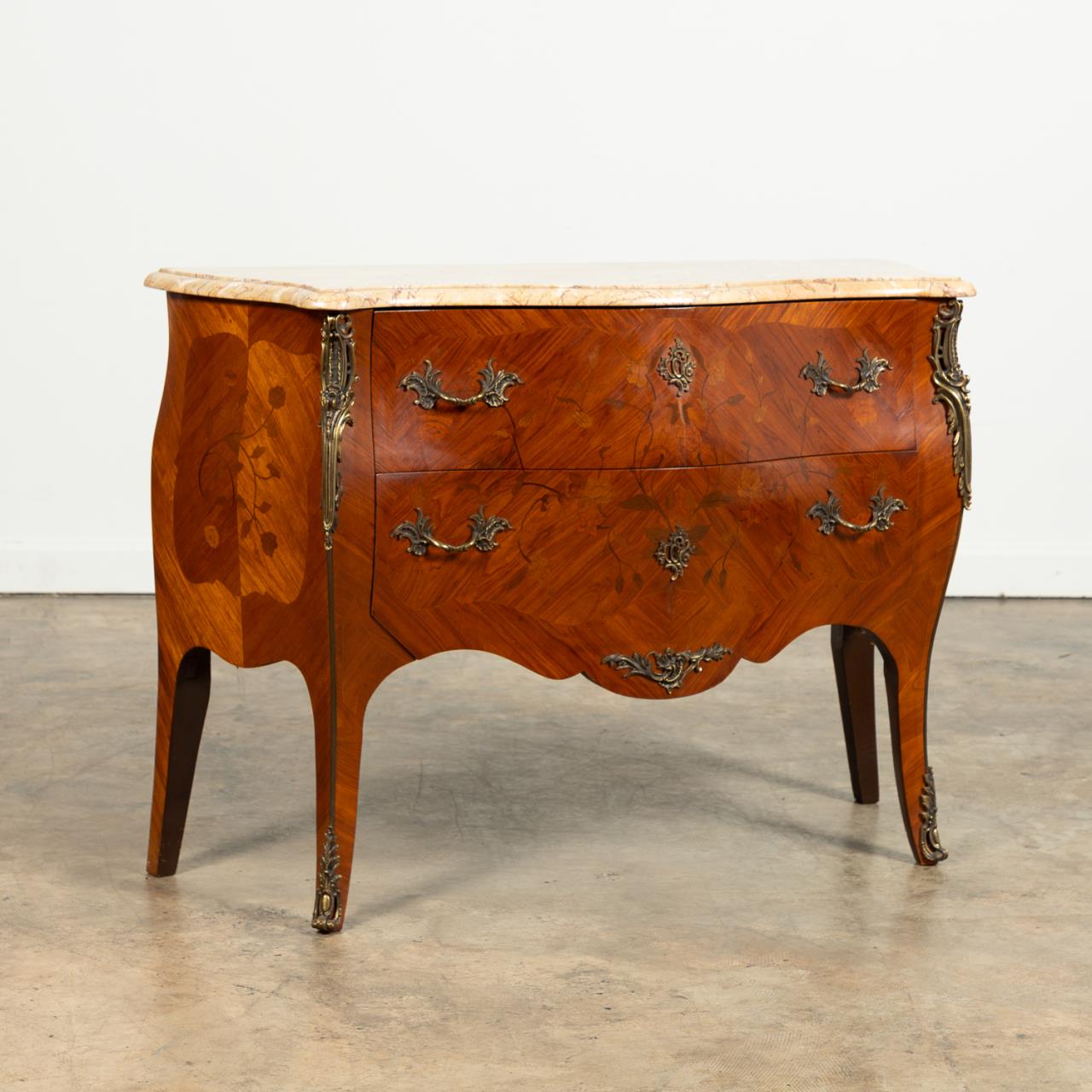 20TH C. LOUIS XV STYLE MARBLE TOP