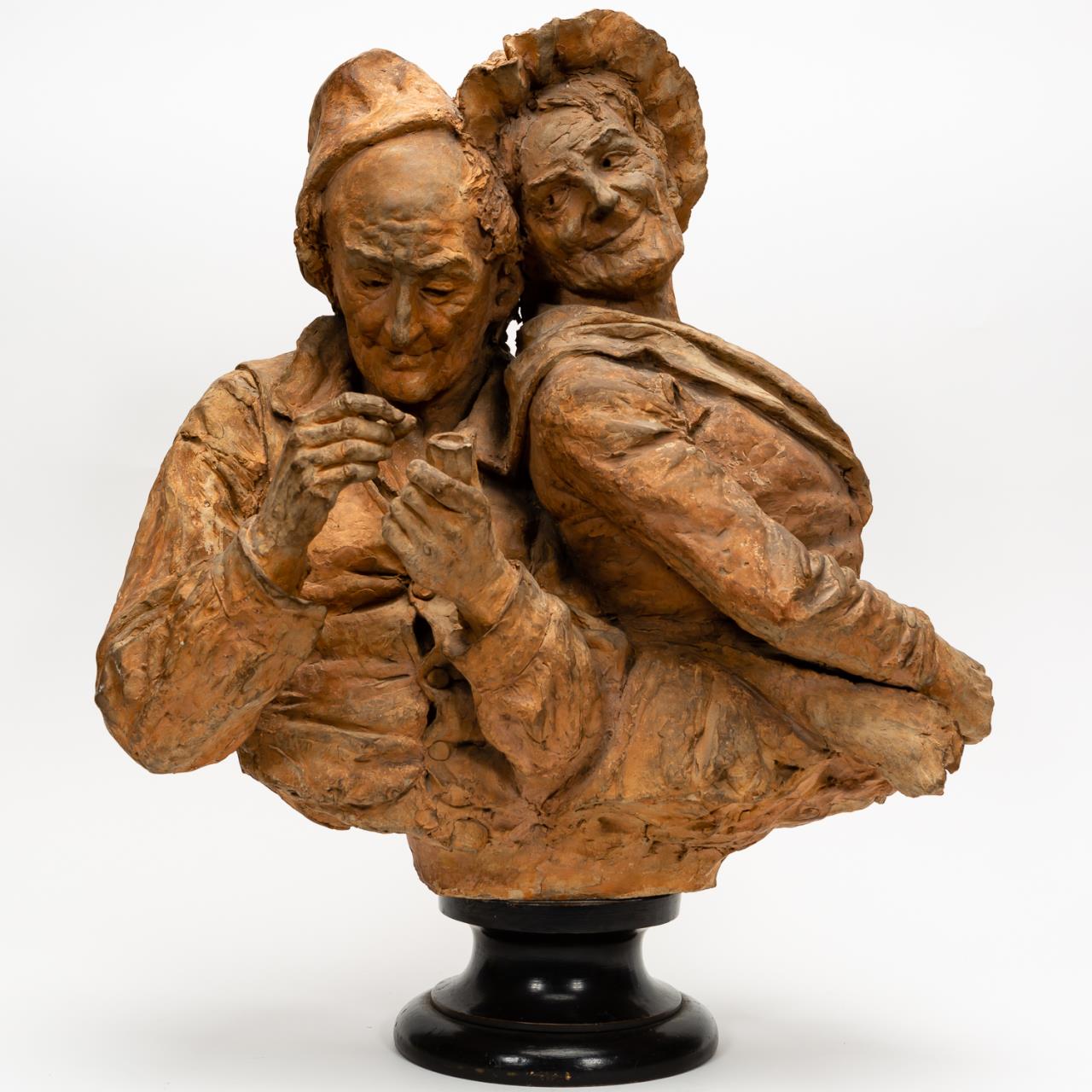 FRENCH SCHOOL TERRACOTTA SCULPTURE,