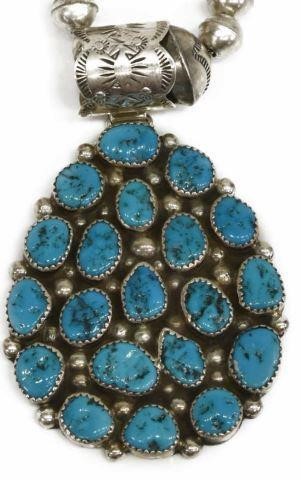 NATIVE AMERICAN STERLING TURQUOISE 35d3fa