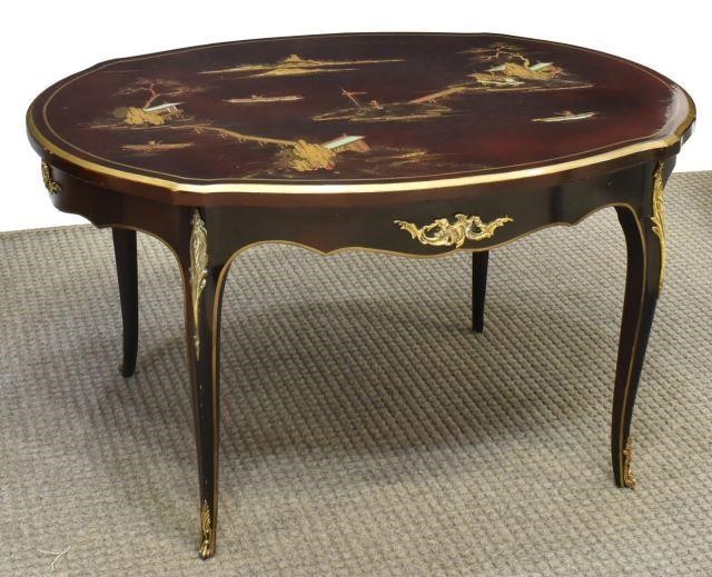 FRENCH CHINOISERIE LACQUERED COFFEE 35d473