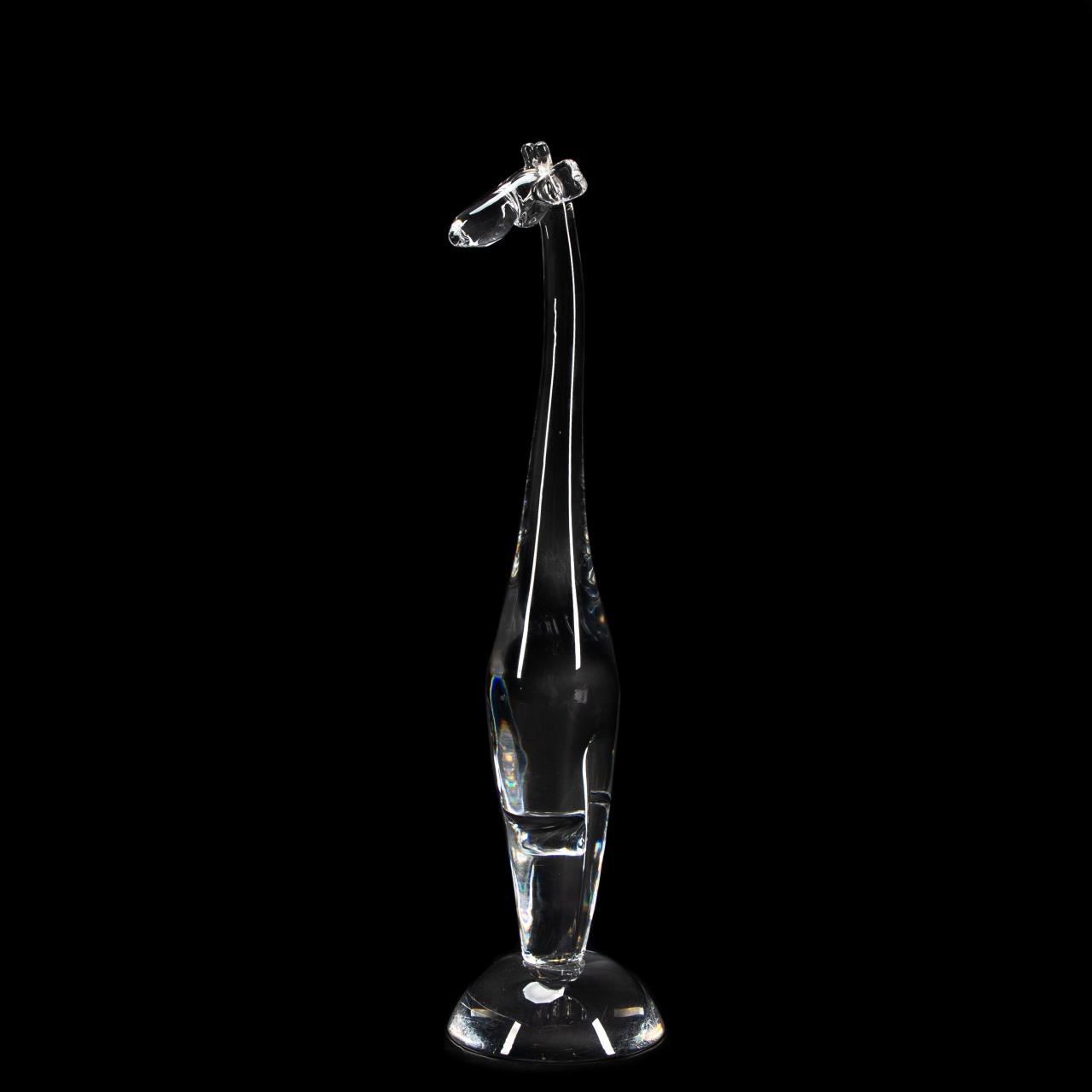 STEUBEN CRYSTAL GIRAFFE FIGURINE  35d522