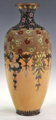 JAPANESE CLOISONNE ENAMEL FLORAL 35d525