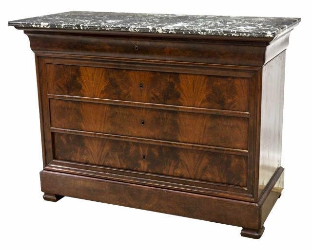 FRENCH LOUIS PHILIPPE MARBLE TOP 35d555