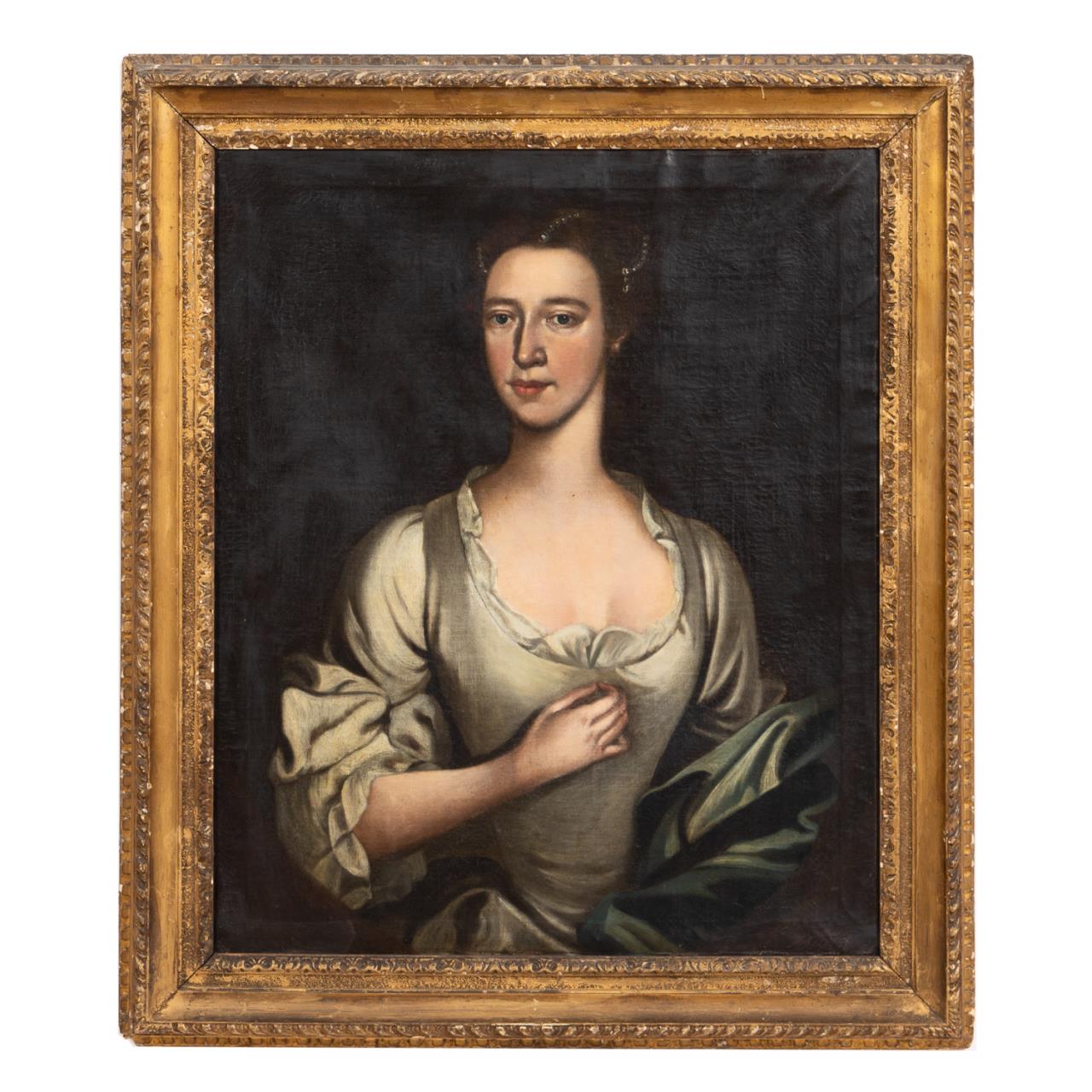 OIL ON CANVAS PORTRAIT OF A LADY  35d59c