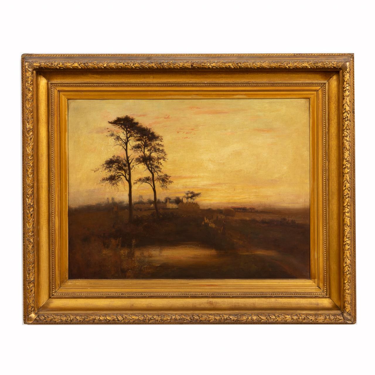 19TH C BRITISH TONALIST LANDSCAPE 35d5ad