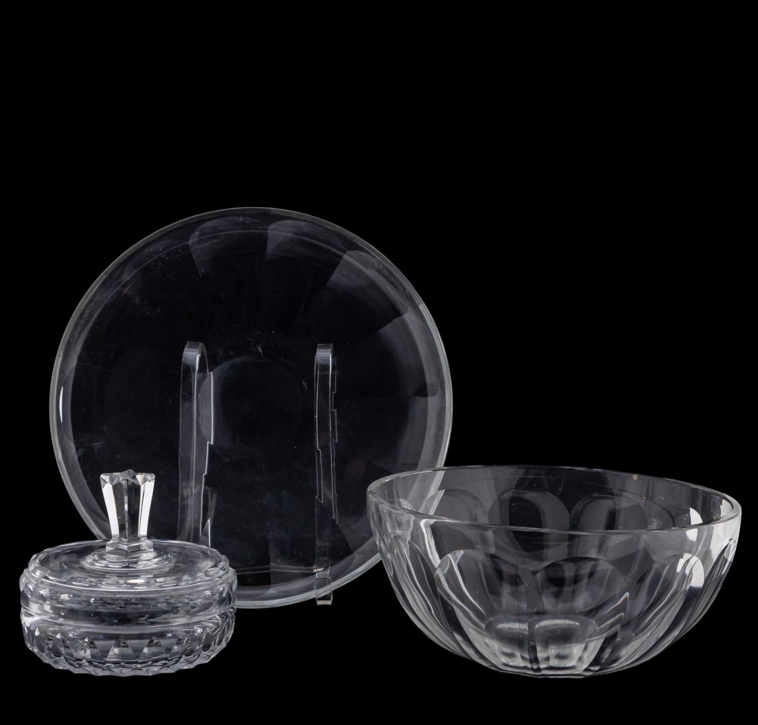 3PC BACCARAT COLORLESS CRYSTAL 35d63f