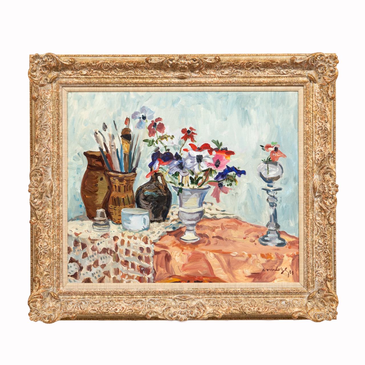 ROBERT MENDOZE IMPRESSIONIST FLORAL 35d686