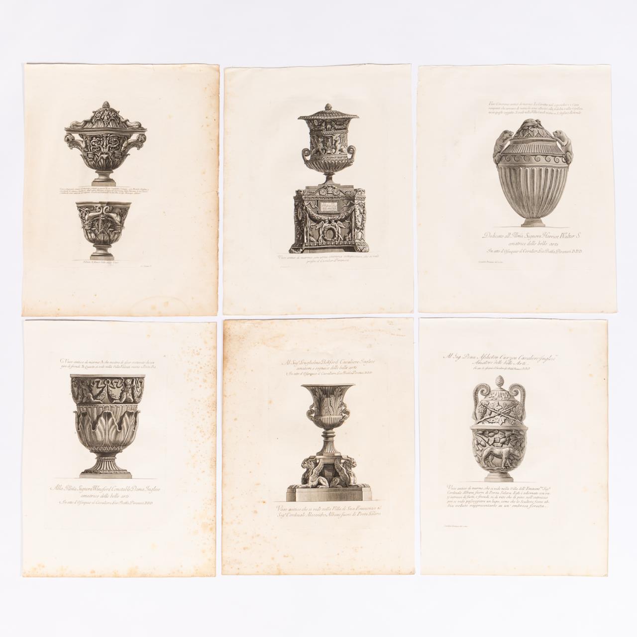 6 PCS GIOVANNI PIRANESI CLASSICAL 35d6cf