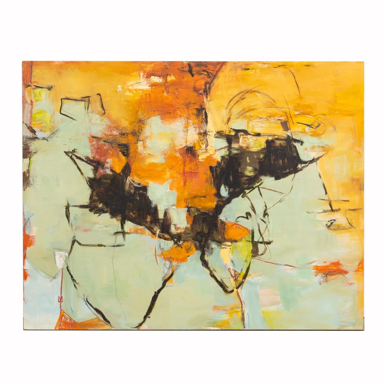 DIXIE PURVIS, ABSTRACT OIL, "FINDING