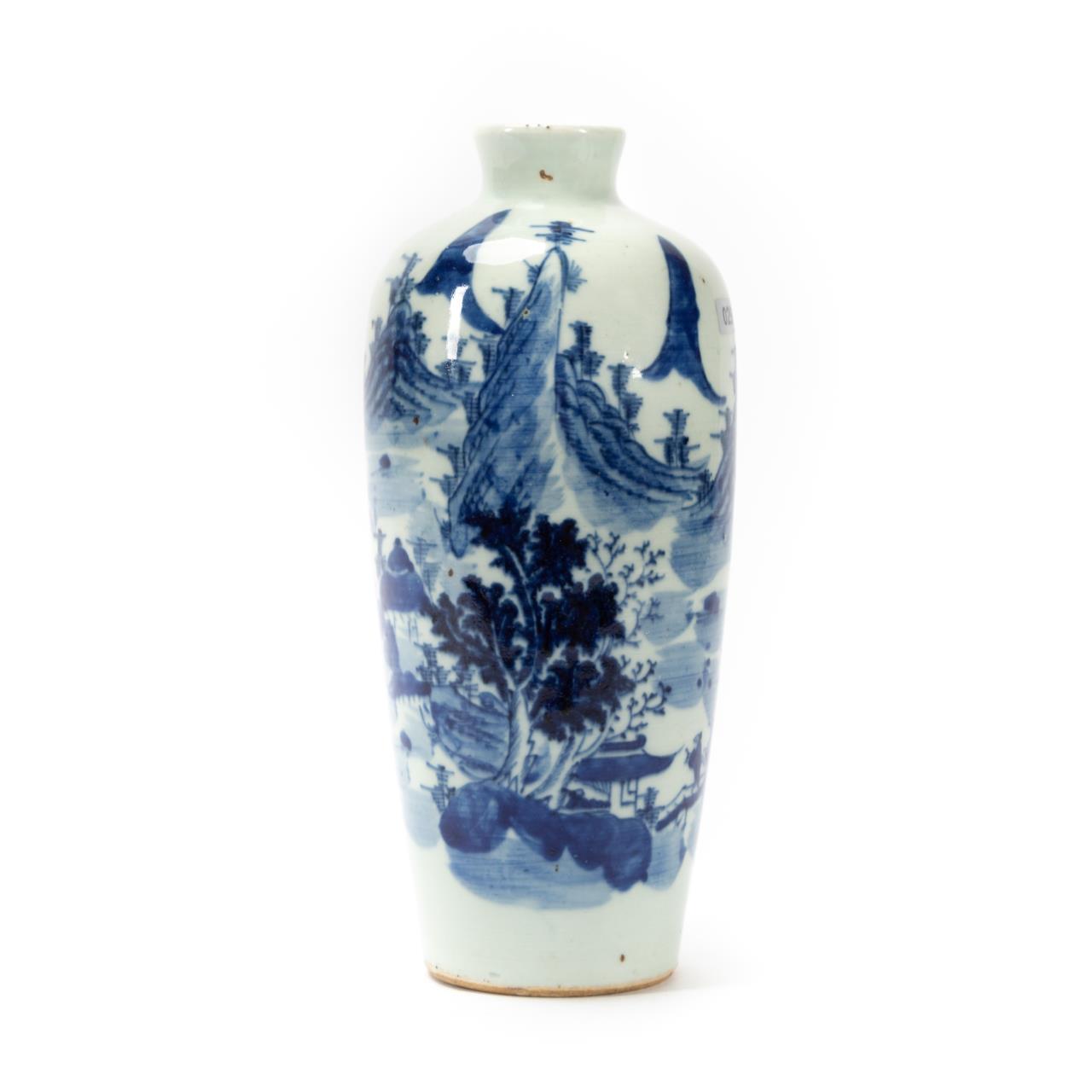 CHINESE BLUE WHITE VASE WITH 35d7b4