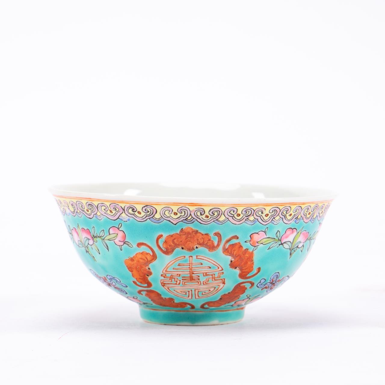 SMALL CHINESE PORCELAIN TURQUOISE