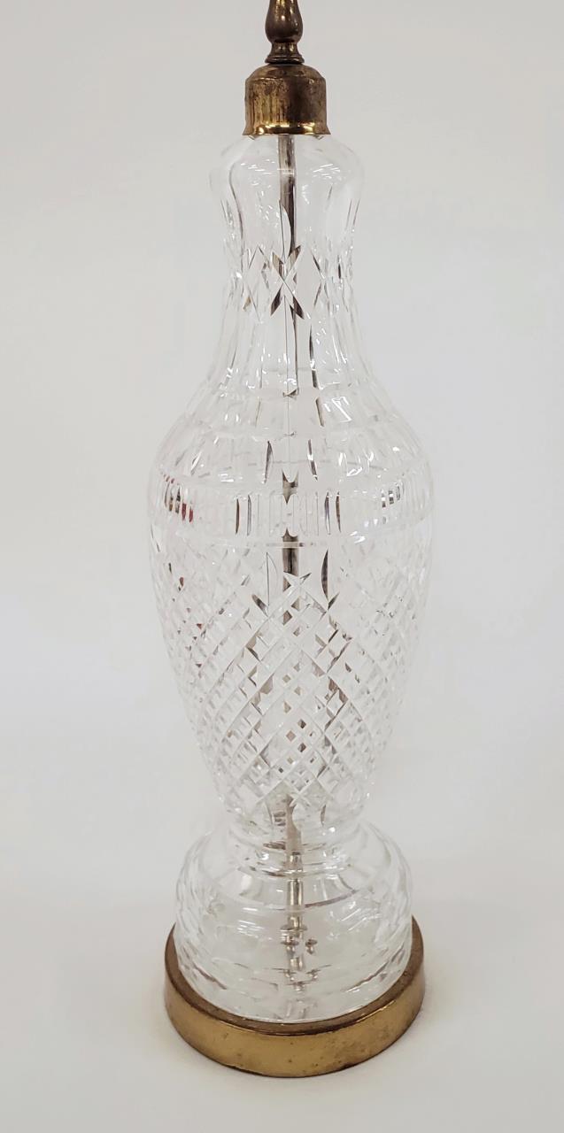 LARGE WATERFORD CRYSTAL TABLE LAMP Waterford