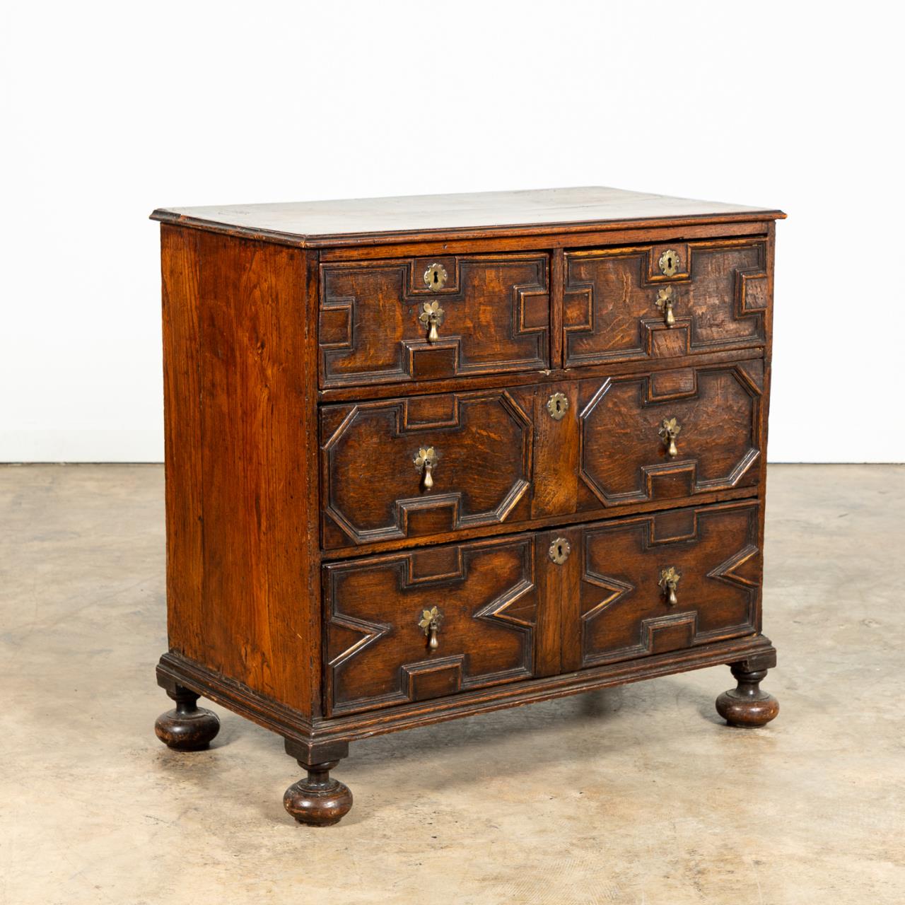 18TH C. WILLIAM AND MARY FOUR-DRAWER