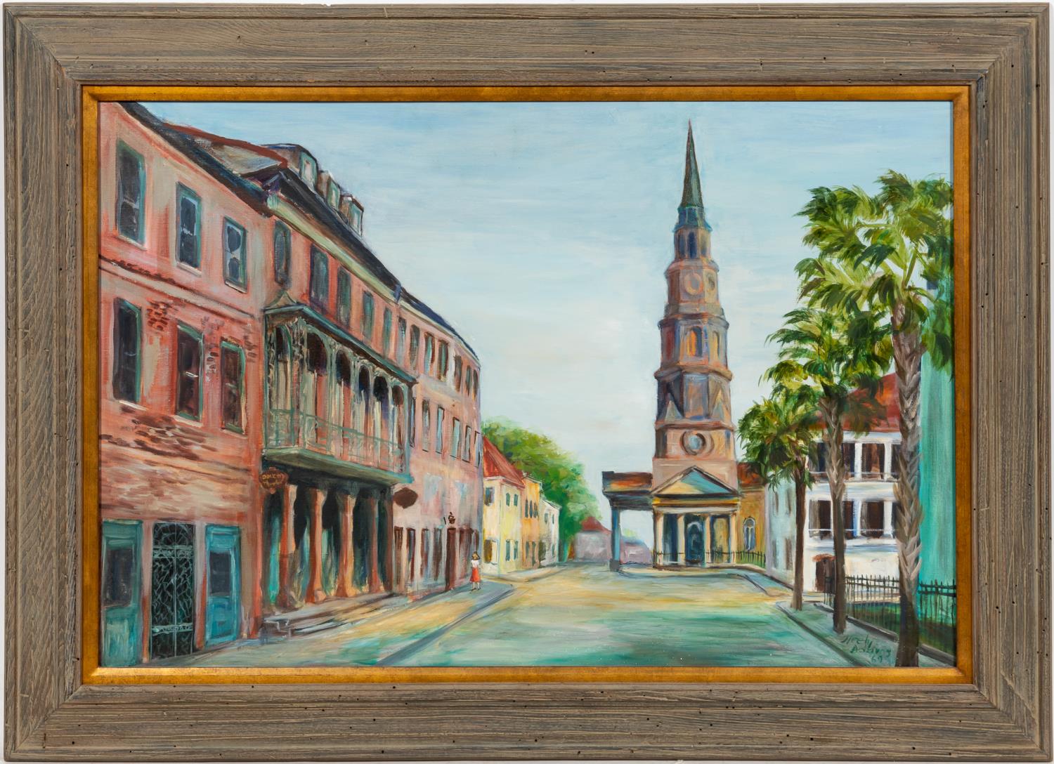 ST. PHILIPS, CHARLESTON, OIL ON