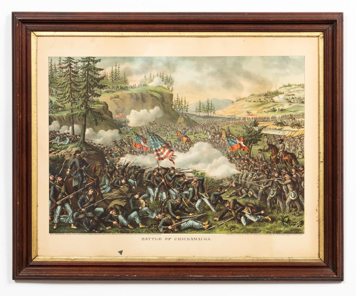 KURZ & ALLISON, BATTLE OF CHICKAMAUGA,