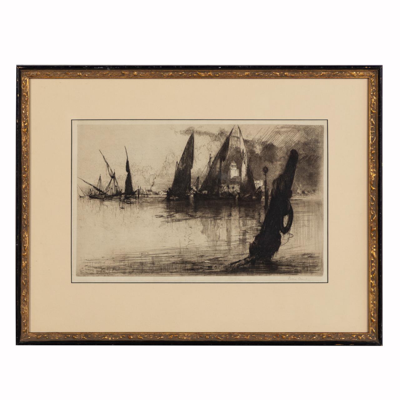 LOUIS ORR FISHING BOATS NAUTICAL 35d990