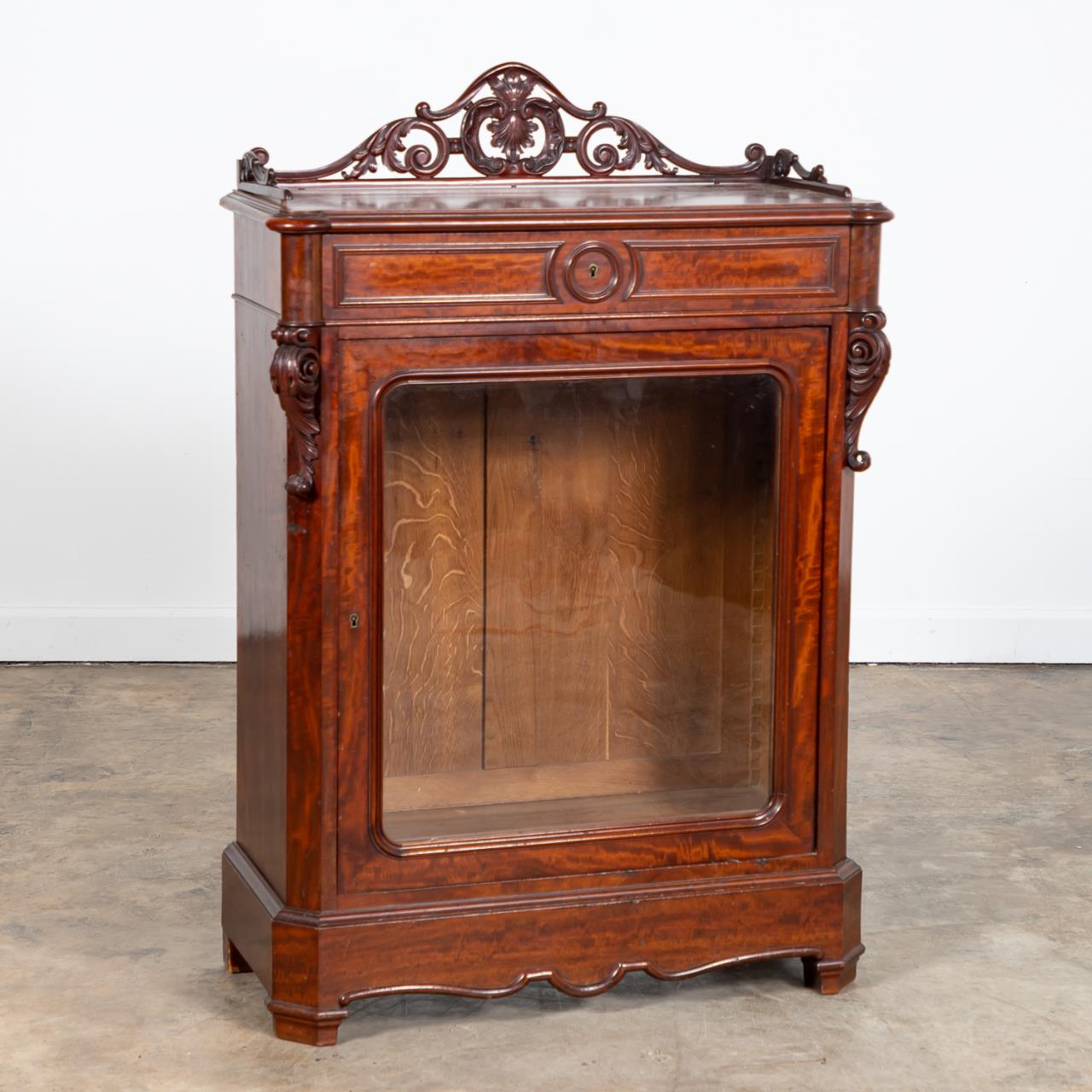 19TH C ROCOCO REVIVAL MAHOGANY 35d9a5