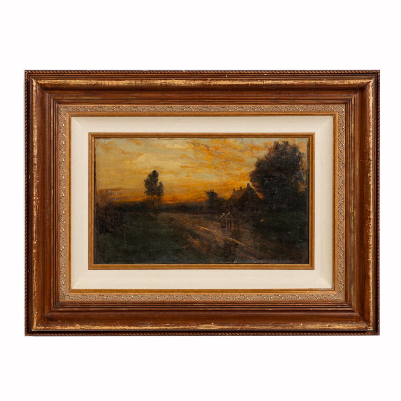 THOMAS HUNT, TONALIST LANDSCAPE,