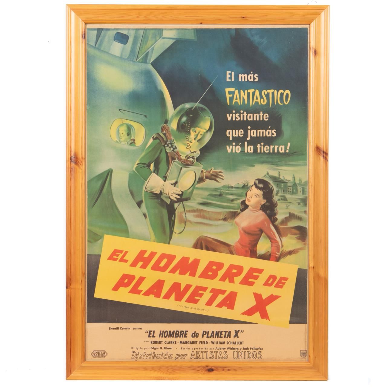 THE MAN FROM PLANET X, 1951 SPANISH