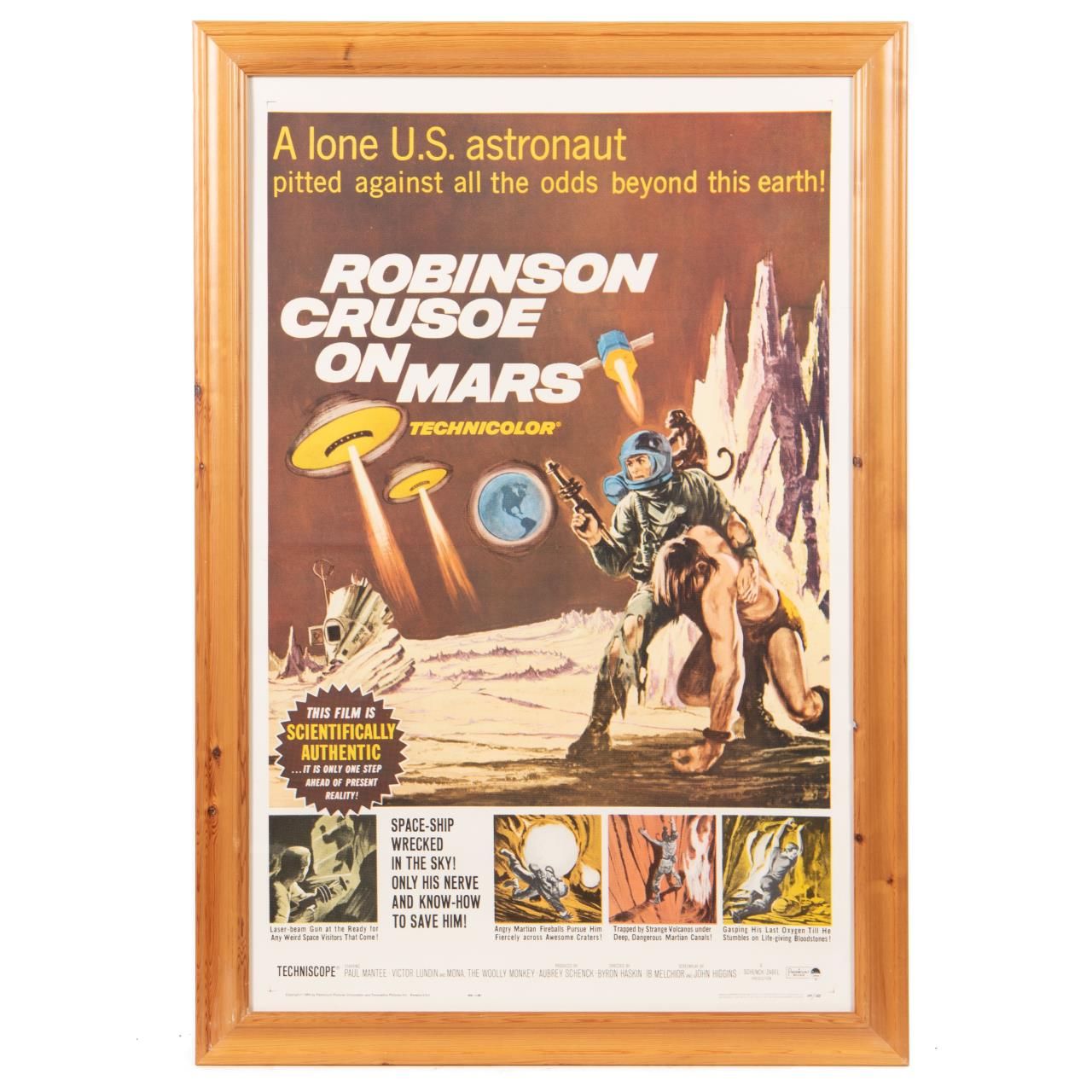 ROBINSON CRUSOE ON MARS 1964 ORIGINAL