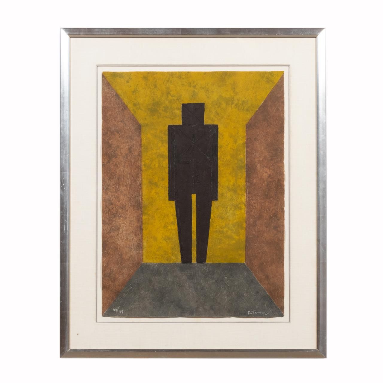 RUFINO TAMAYO COLOR ETCHING, ABSTRACTED