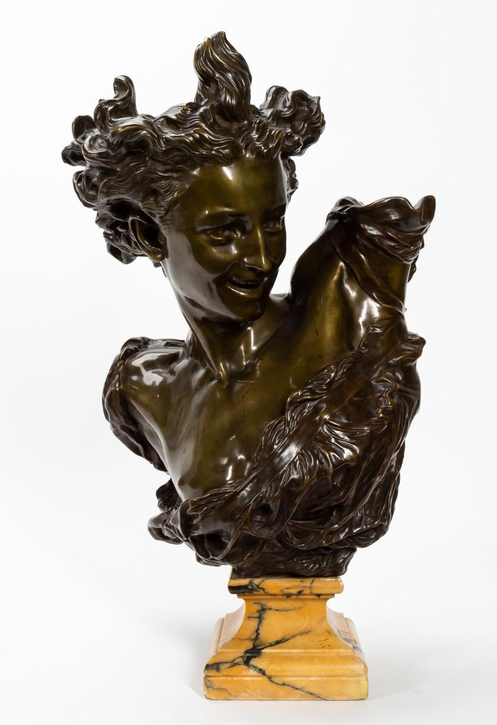 LEON BELLEMONT, FEMALE NUDE, GILTWOOD