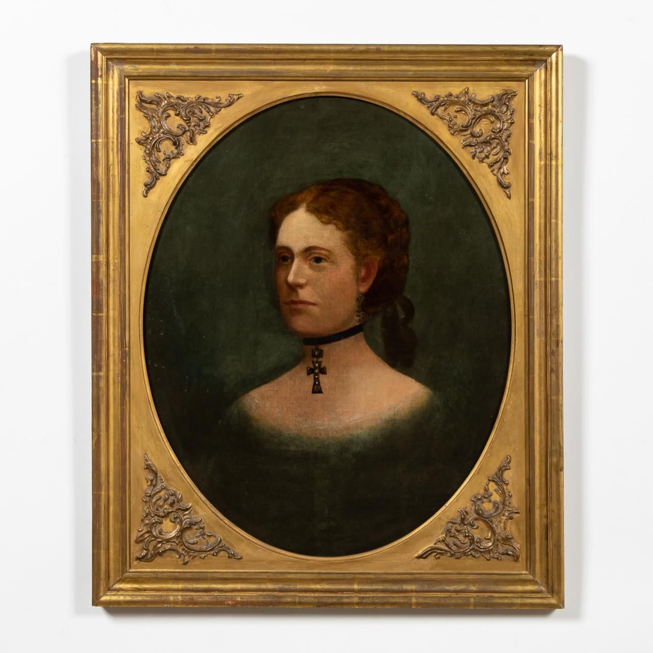 AMERICAN SCHOOL PORTRAIT OF LADY,