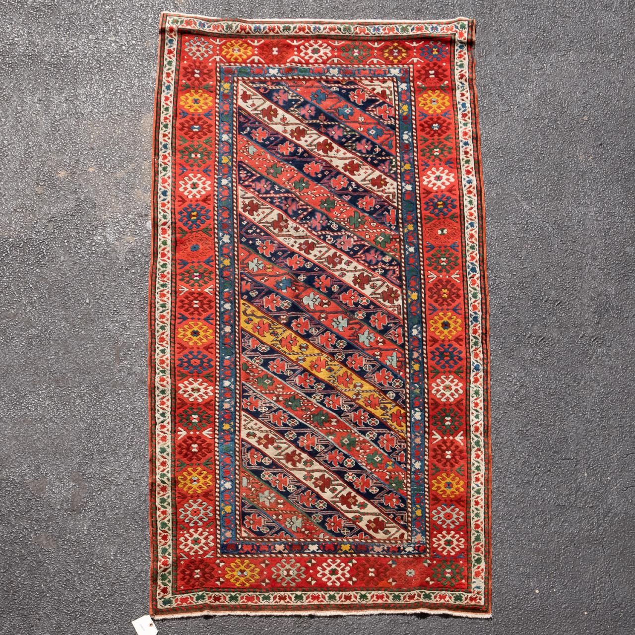 HANDWOVEN CAUCASIAN CARPET, 3'