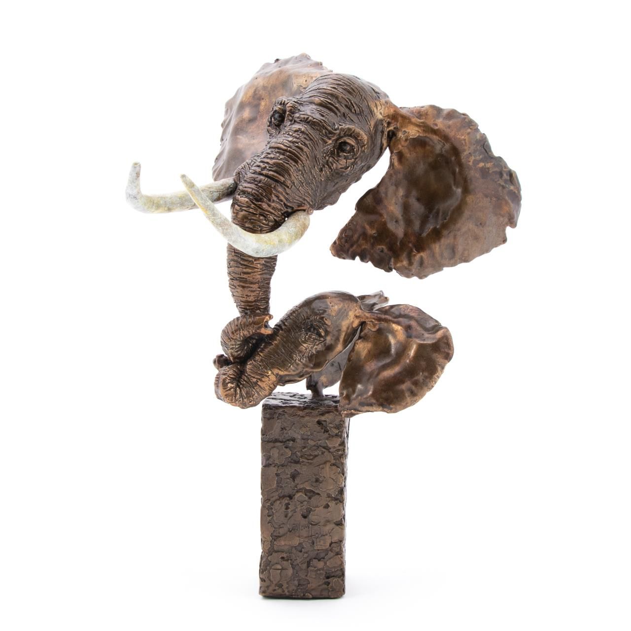 MARK HOPKINS, ZURI, ELEPHANT BRONZE,