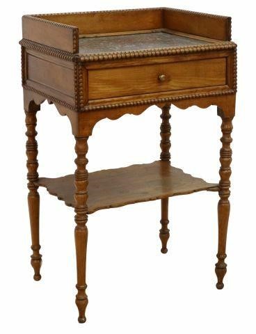 FRENCH MARBLE TOP WASH STANDFrench 35b628