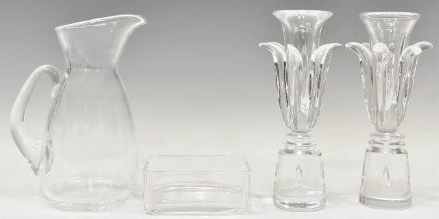  4 STEUBEN ART GLASS VERSAILLES  35b6c4