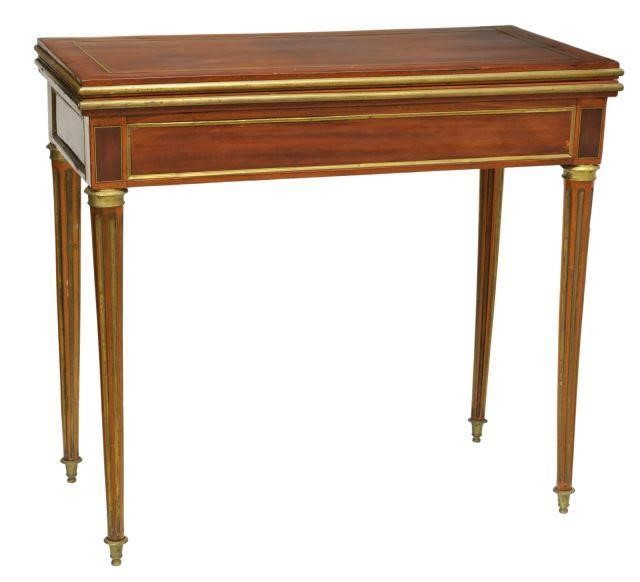 FRENCH LOUIS XVI STYLE FLIP-TOP