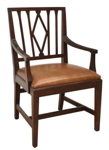 RALPH LAUREN LEATHER-SEAT ARMCHAIRRalph