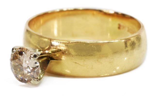 ESTATE 14KT GOLD 0.70CT DIAMOND