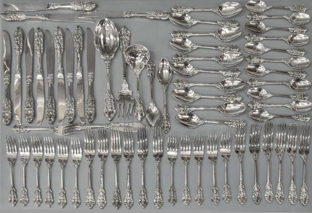 (63) BAROQUE PATTERN SILVER PLATE