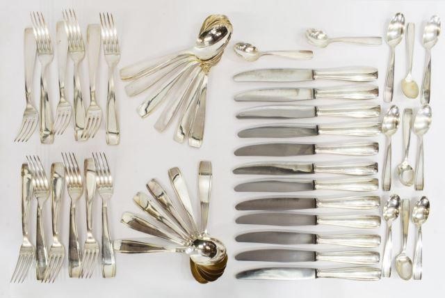 (47) FRENCH SOH SILVER PLATE FLATWARE