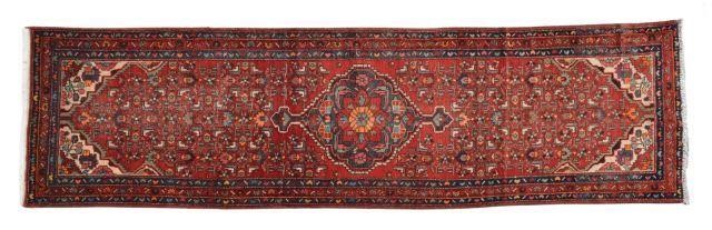 HAND-TIED PERSIAN BIJAR RUNNER,10'10"X3'4.5"Hand-tied