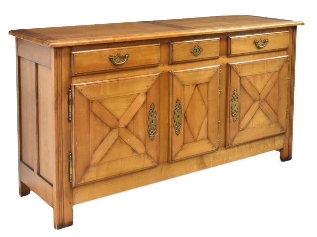 FRENCH RENE TROTEL FRUITWOOD SIDEBOARDFrench