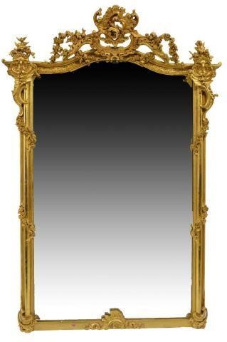 LARGE FRENCH LOUIS XV STYLE GILTWOOD 35b8c2