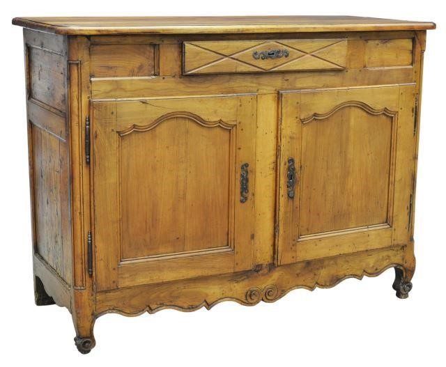 FRENCH PROVINCIAL FRUITWOOD SIDEBOARDFrench