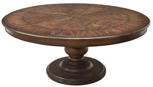 LARGE RUSTIC 72 ROUND DINING TABLELarge 35b8dd