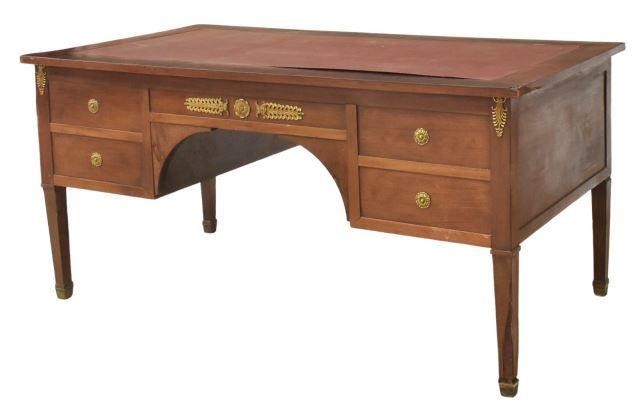 FRENCH EMPIRE STYLE MAHOGANY BUREAU