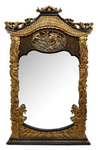 CHINESE PARCEL GILT HANGING WALL 35b912