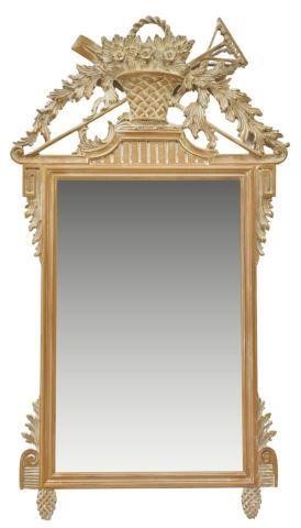 LOUIS XVI STYLE BEVELED WALL MIRROR  35b918